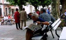 El proyecto aprobado en Cee consiste en ampliar la zona peatonal de la plaza de la Constituci�n.