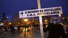 Protesta de la hosteleria en Noia 2021