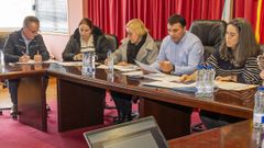 Imagen de archivo de una sesin plenaria en Laxe.