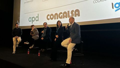 Julio Simarro, consejero delegado de Congalsa, durante su intervenci�n en cinef�rum
