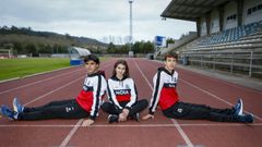 Nuno Carmona, Carmen Paz y Jos� Manuel Arufe participar�n durante este fin de semana en el nacional sub-16 que se disputar� en Valencia.