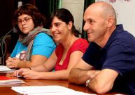 Villaronga, Garc�a y Bueno comparecieron juntos ayer.