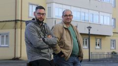 Pablo y Robin frente a los pisos de Nar�n que alquilaron sin saber que pertenec�an a la Sareb.