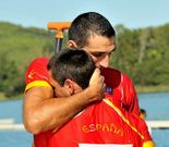Tono Campos (en la imagen de la izquierda) gan� un oro (C-1) y un bronce (C-2); mientras que Gra�a y Ferro se colgaron el oro (C-2).