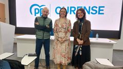 Rueda de prensa de Pepe Ara�jo, Ana M�ndez e Inmaculada Moreiras.