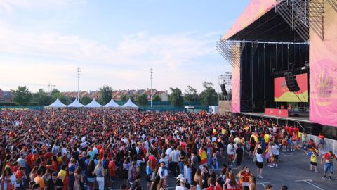 Final de la Eurocopa de f�tbol en Gij�n