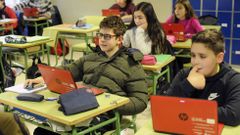 El IES Laxeiro, de Lal�n, es uno de los centros gallegos que cuenta con libro digital