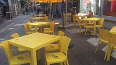 Terrazas en O Carballi�o, ahora cerradas