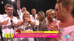 Bel�n Esteban anuncia que ocho colaboradores de �S�lvame� garbar�n un participar�n en un �reality� de Netflix, durante la �ltima emisi�n del programa
