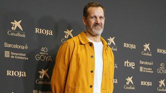 Jos� Mari Goenaga, posando en el fotocol de los nominados a la 40.� edici�n de los premios Goya.
