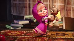 La serie de animaci�n rusa, Masha y el Oso.