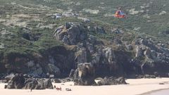 Rescate en la cala de Punta Penencia