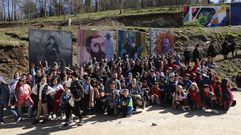 Celebraci�n del D�a da Poes�a en la Insua dos Poetas