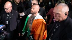 Conor McGregor, antes de su combate contra Max Holloway.