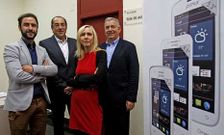 Los responsables de Primux, ayer durante la presentaci�n realizada en la Tecn�pole.