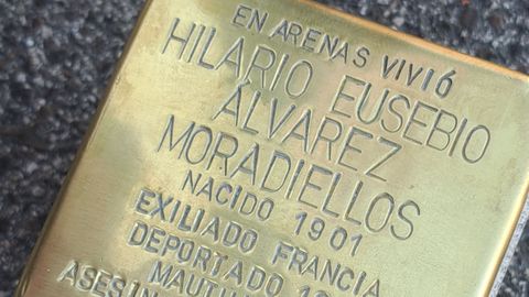 El adoqu�n que recuerda a Hilario Eusebio �lvarez