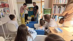 Actuaci�n teatral en el Hospital Provincial de Pontevedra con motivo del D�a del Ni�o Hospitalizado