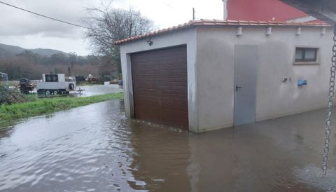 Situaci�n complicada por el agua en Lamas, en Extramundi, en Padr�n