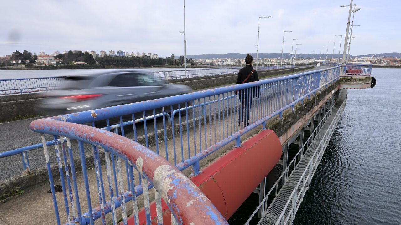 Atropello a un ciclista en la avenida de As Pías en Ferrol