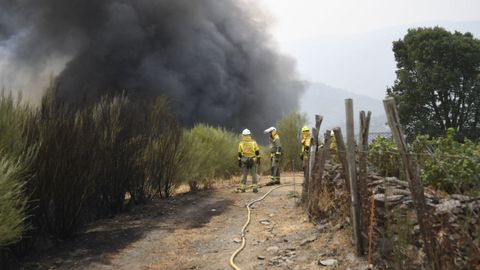 Incendio en Quiroga