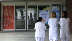 Entrada del servicio de urgencias del HULA