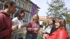 Organizadores de Pint of Science en el Campus de Ferrol
