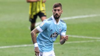 �lvaro Vadillo, que no lleg� a debutar en partido oficial con el Celta, en un amistoso de pretemporada.