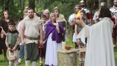 Boda galaica en el castro de Friulio