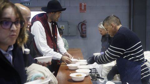 Reparto de raciones.