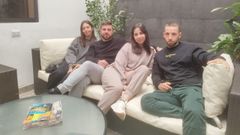 Los estradenses, a su llegada al hotel de Cuzco, parada intermedia antes de llegar a Lima