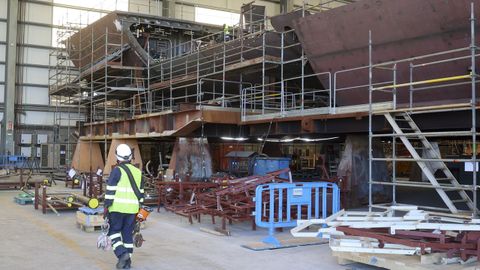 Imagen de archivo de la f�brica de bloques