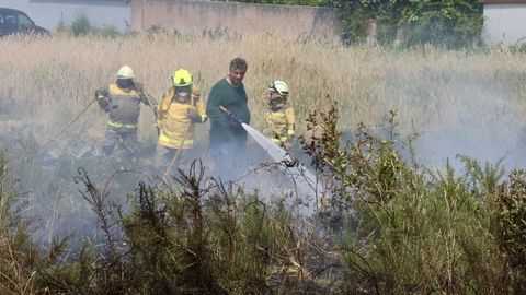 Actuaci�n en la zona de San Cristovo, Carballo.