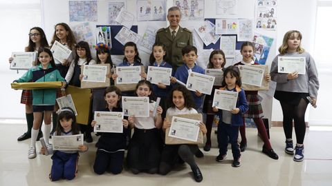 El Museo Militar de A Coruña entregó los premios de su concurso de cómic para escolares