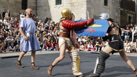 Los espectculos de gladiatura de Ars Dimicandi siempre llaman la atencin