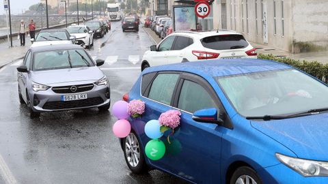 PROCESION DE  VEHICULOS EN HONOR A SAN CRISTOBAL