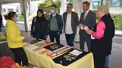 Jos� Mi�ones, Blas Garc�a y Lu�sa Feij�o visitaron las instalaciones de la II Feira da Sa�de e Ben-Estar de Ames