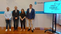 Presentación del programa Chorus concerto pola paz 2026

