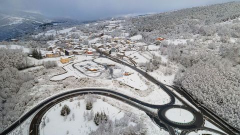 Nieve en Pedrafita do Cebreiro (Lugo)