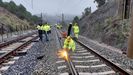 Estos d�as continuar�n los trabajos para reponer las v�as afectadas por el accidente