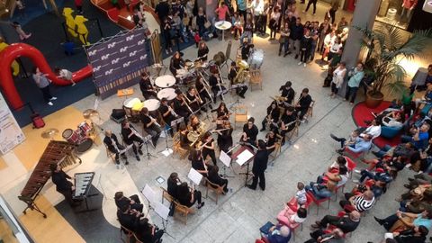 La banda juvenil en un concierto en Oden, en una imagen de archivo