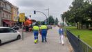 Los trabajos de limpieza se desarrollaron a la altura del puente Fontecha
