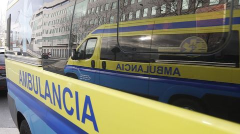 Foto de archivo de una ambulancia.