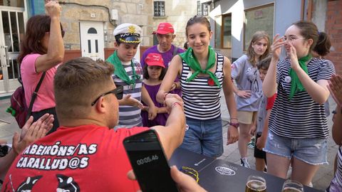 Imgenes del Maratason infantil de la Festa da Dorna de Ribeira