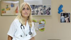 Amparo Rodr�guez Lombard�a, presidenta Asoc Gallega de Pediatr�a de Atenci�n Primaria y pediatra del centro de salud Castrill�n-Monte das Moas en A Coru�a