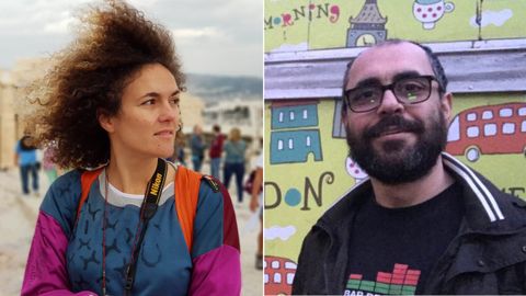 Adriana Páramo, cineasta que reside en Londres desde el año 2008, y Víctor Soto, empresario del sector de márketing on-line