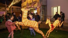 En Coristanco xa gozan das cores do Nadal