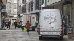 Imagen de archivo de una furgoneta en una localidad gallega