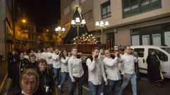 Procesi�n del Viernes de Dolores en Corme, en una imagen de archivo 