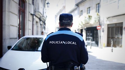 Un polica local en Celanova