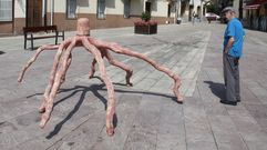 Arte ef�mero decora las calles de O Barco